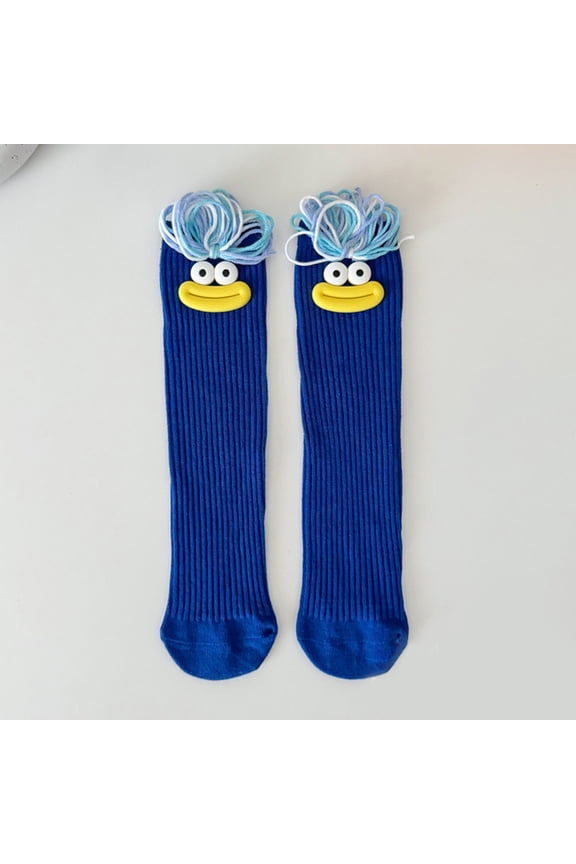 Crazy Socks for Kids-Silly Socks with Funny Monster Design Wacky Novelty Crew Socks for Crazy Sock Day