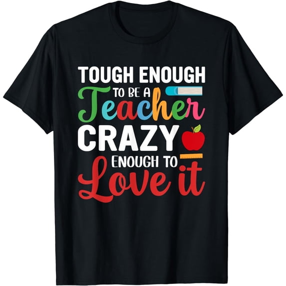 Crazy Teacher Men Women Funny School Teachers T-Shirt