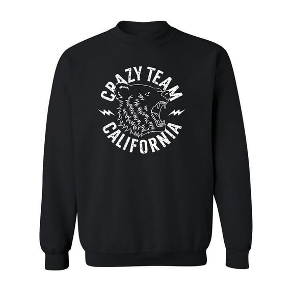 Crazy Team Sweatshirt Men -Image by Shutterstock, Male 4X-Large
