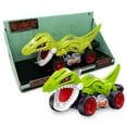 thumbnail image 1 of Crazy Truck: Motorized Dinosaur - Green - Dino Toy Vehicle, Roaring Sound Effects, Stunts & Tricks, Rubber Tires, Prehistoric Racing Action, Kids 3+, 1 of 8
