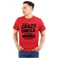 thumbnail image 1 of Crazy Uncle Family Relative Warning Men's Big & Tall Crewneck Graphic Tee Brisco Brands 3X, 1 of 5