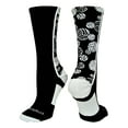 thumbnail image 1 of Crazy Volleyball Logo Crew Socks (Black/White, Medium), 1 of 2