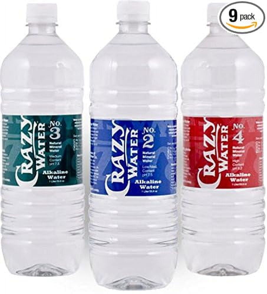 Crazy Water (Mineral Wells, TX) Natural Alkaline Mineral Water 1L
