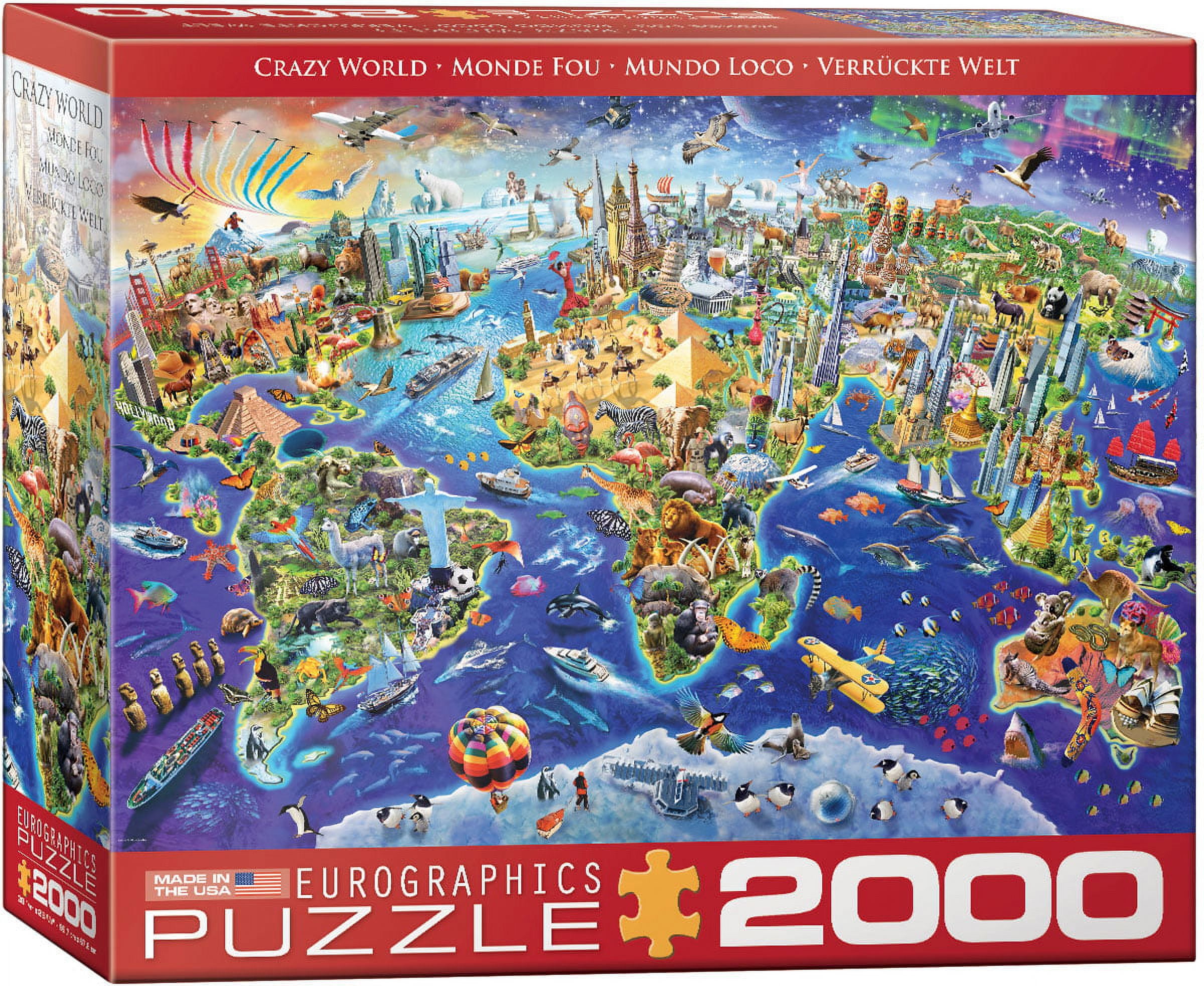 Crazy World 2000-Piece Puzzle