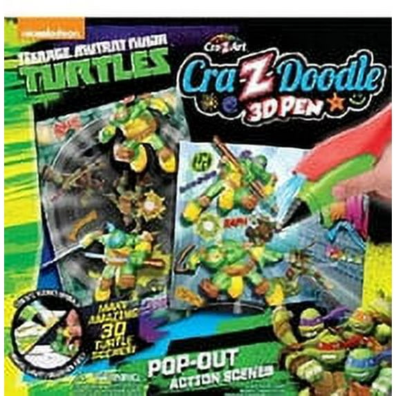 Crazy-Z-Art Doodle TMNT 3D Pen Pop Out