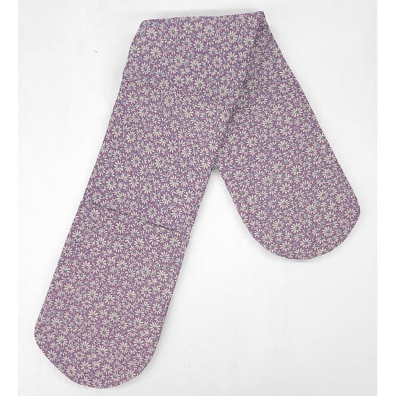 Crazy for Daisies Double Oven Mitt by Penny's Needful Things (Lilac)