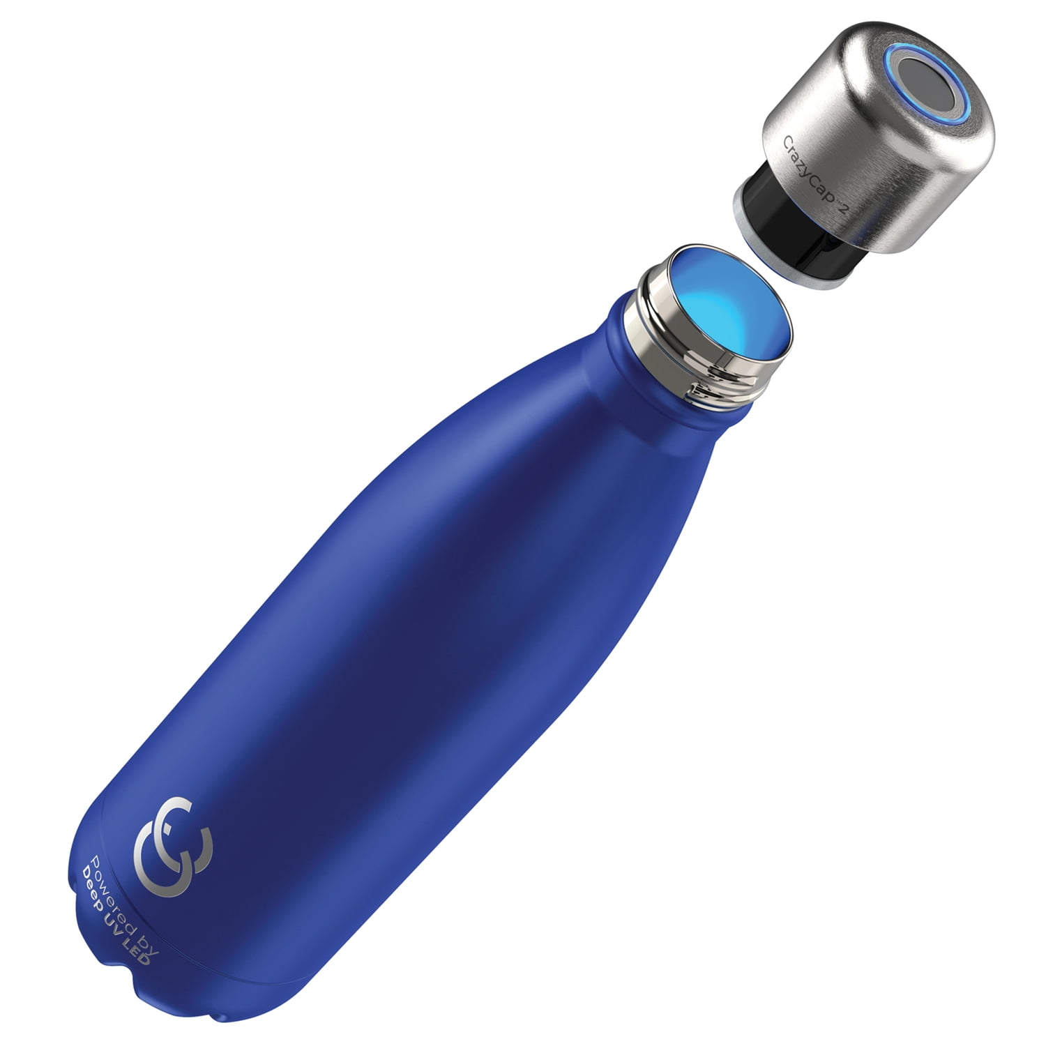 CrazyCap CC-GEN2-SAP-17 17-Ounce Self-Cleaning Water Bottle with