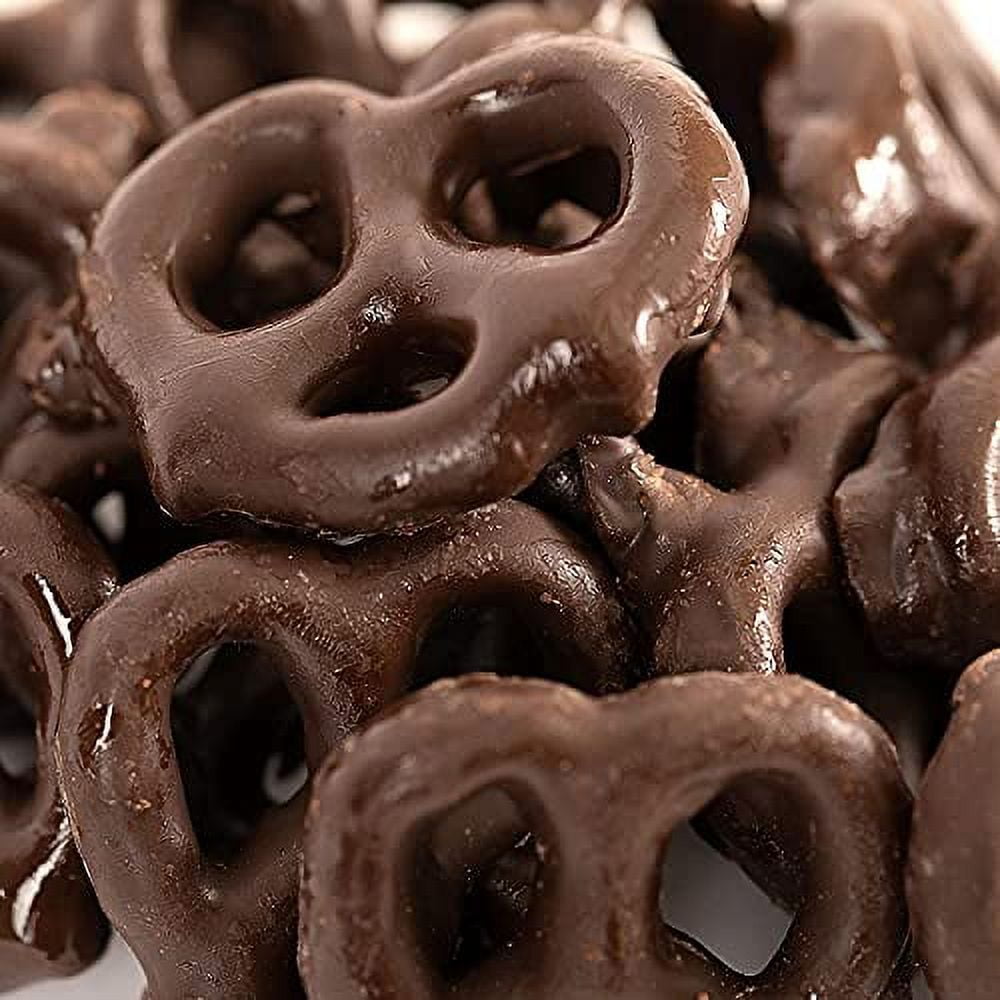 CrazyOutlet Dark Chocolate Covered Pretzels, Bulk Pack 5 Pounds