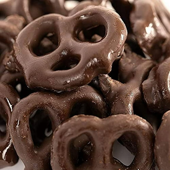 CrazyOutlet Dark Chocolate Covered Pretzels, Bulk Pack 5 Pounds