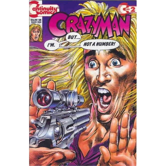 Crazyman (2nd Series) #2 VF ; Continuity Comic Book