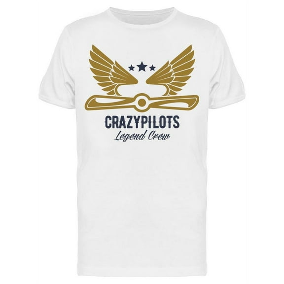 Crazypilots  T-Shirt Men -Image by Shutterstock, Male Small