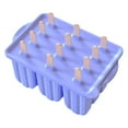 Crazyview A Blue + Bagged Food Grade Ice Cream Silicone 12 Pieces Of