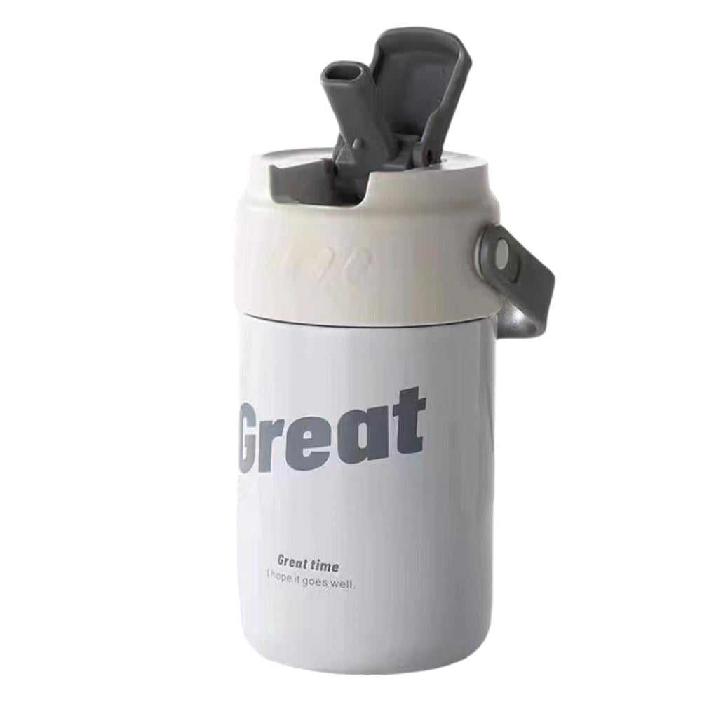 Crazyview Gray And White [Tea Strainer + Straw] With Tea Strainer