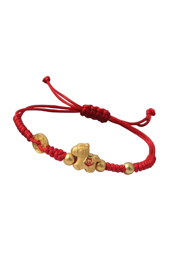 Lucky Horse Red String Bracelet,2026 New Year Lucky Horse Red String Bracelet Chinese Animal Feng Shui Horses Charm Rope Adjustable Bracelets for Women Jewelry New Year Gift