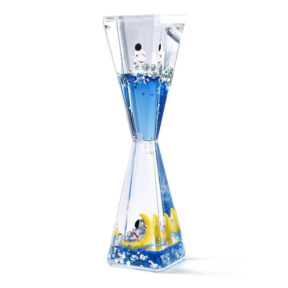 Crazyview Sand Timer,Liquid Timer Floating Motion Bubbles Sand Watch ...
