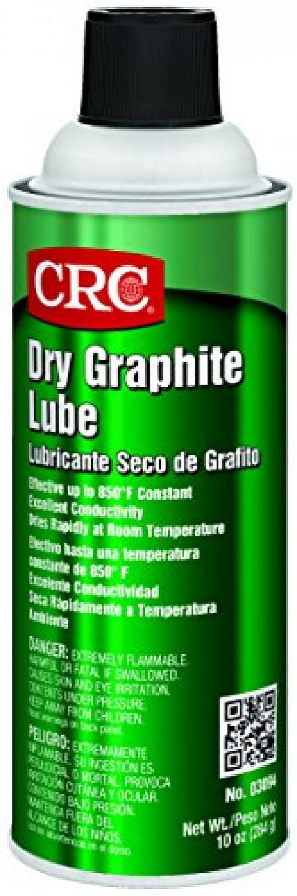 CRC 03094 Graphite Dry Film Lubricant, Aerosol, 10 Oz.