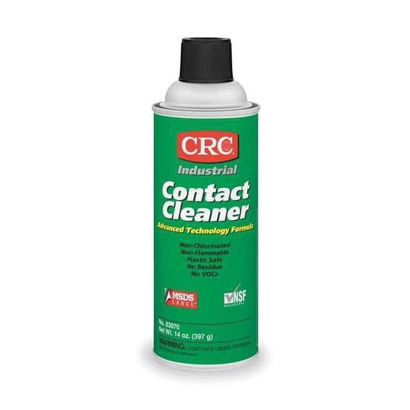 Crc Contact Cleaner, Aerosol Spray Can, 14 oz, Liquid 03070