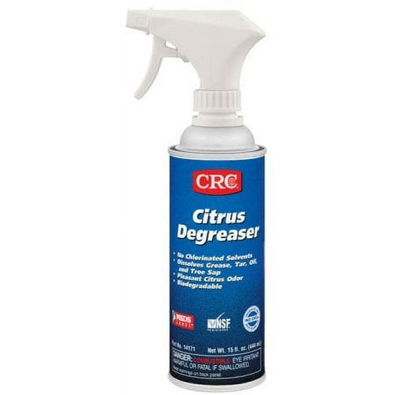 Crc Citrus Degreaser Cleaner/Degreaser, 15 oz, Aerosol Spray Can 14171