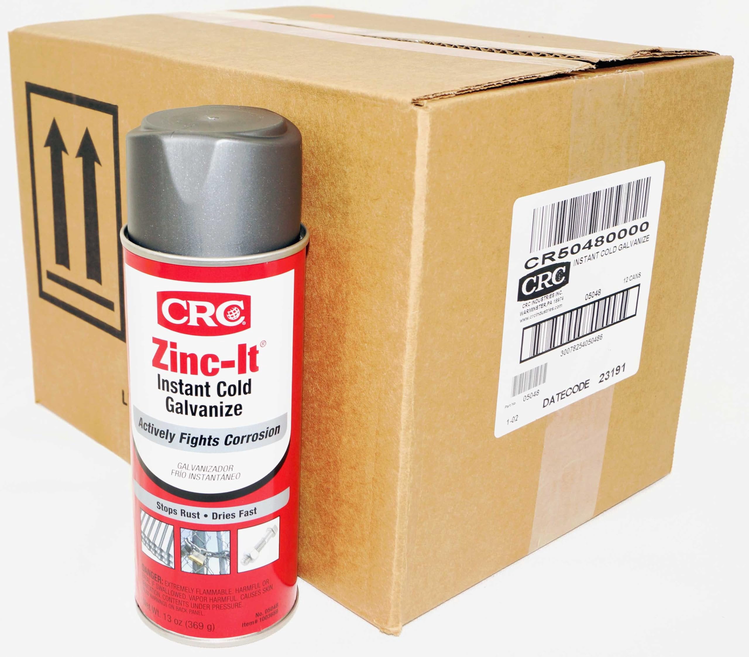 Crc Industries 05048 Cold Galvanizing Coating, Matte Gray, 13-oz ...
