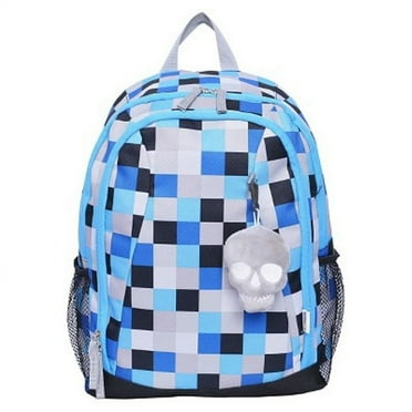 Crckt Kids 15" Backpack, Blue Grid