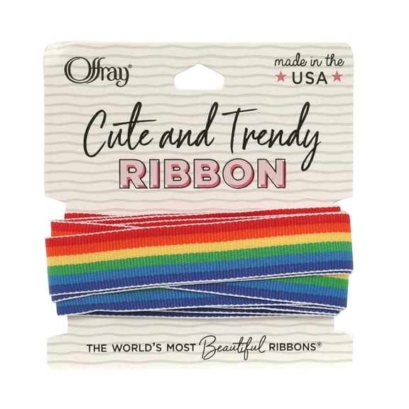 Crd 5/8 Stripe Ranbw