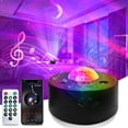 thumbnail image 1 of Cre-Heaven LED Projector Night Lamp Built-in Bluetooth For Room Decor Child Gift, 1 of 9