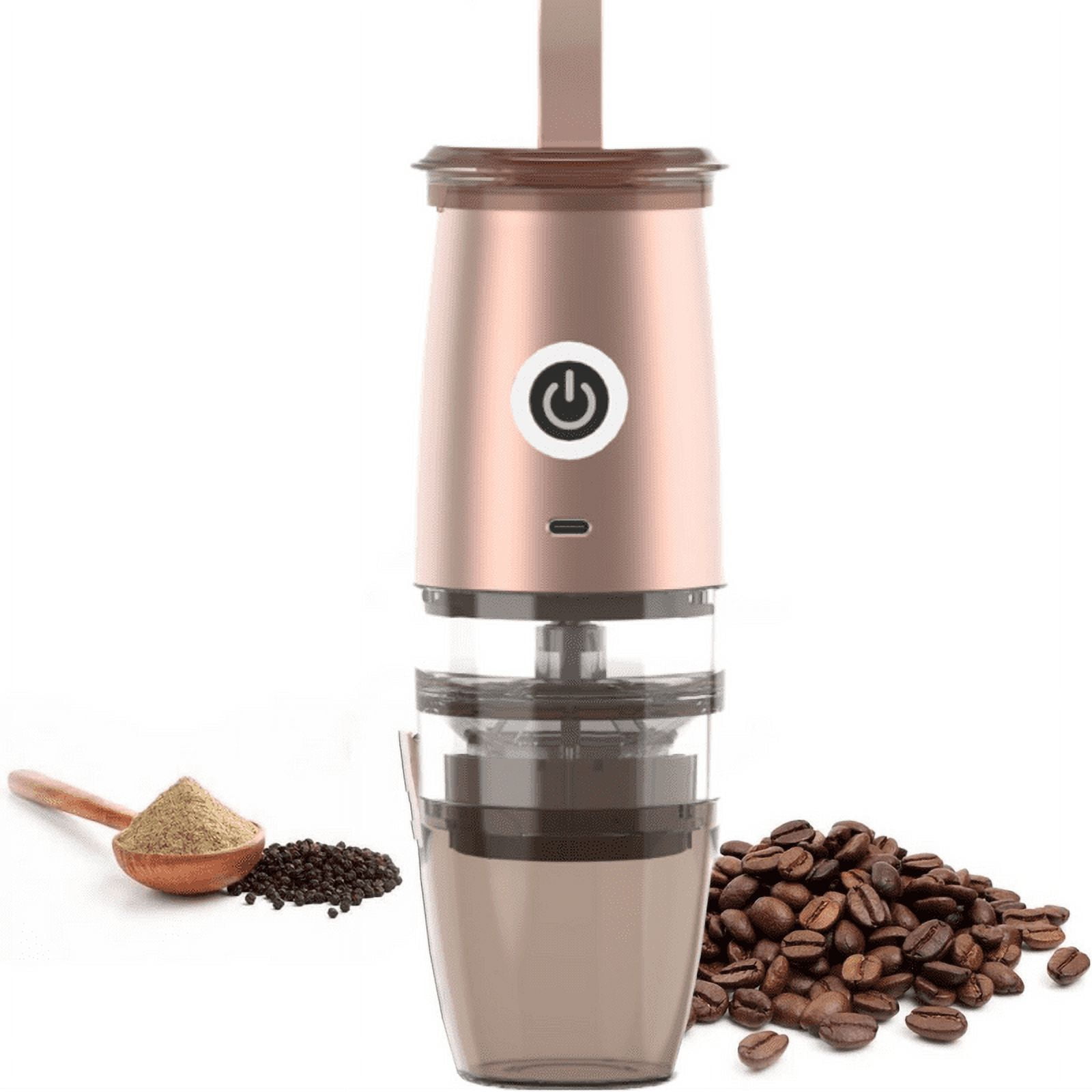 CreHeaven Portable Coffee Grinder,USB Rechargeable Electric Automatic