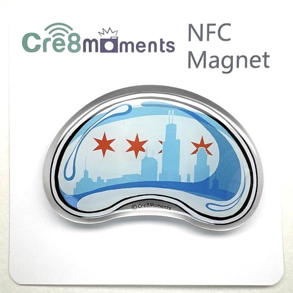 Cre8Moments Chicago NFC Acrylic Magnet