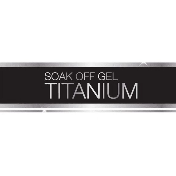 Cre8tion - Titanium Soak Off Gel (.5fl oz/15ml) Titanium 04