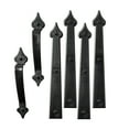 thumbnail image 1 of Cre8tive Hardware Classic Spade Magnetic Garage Door Hardware (6-Piece Set), 1 of 5