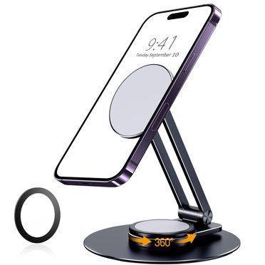 CreaDream Magnetic Phone Stand For Desk, Aluminum MagSafe IPhone Stand...