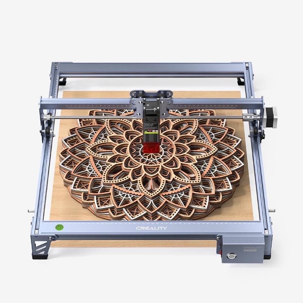 Creality 10W Laser Falcon Engraver, 0.06*0.06mm super fine spot focus, 72W Power Laser Cutter and Engraver Machine for Wood Metal Acrylic Leather for DIY Gifts