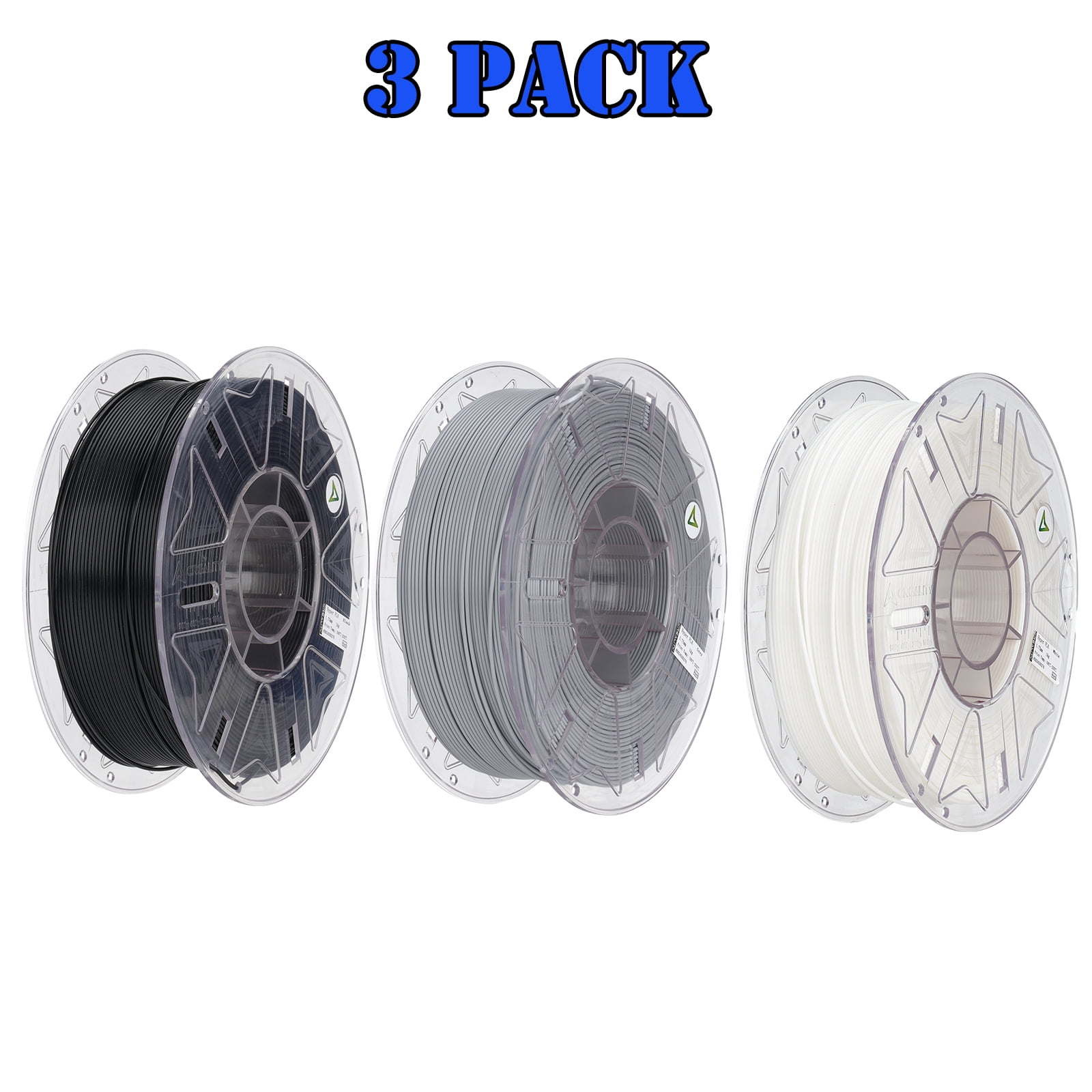 Creality 3 Pack Hyper PLA RFID Filament for K2 Plus Combo 3D Printer 1.75mm Filaments 600mm/s Print Speed High Precision for DIY Gifts