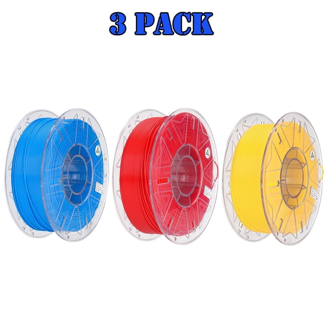 Creality 3 Pack Hyper PLA RFID Filament for K2 Plus Combo 3D Printer 1.75mm Filaments 600mm/s Print Speed High Precision for DIY Gifts