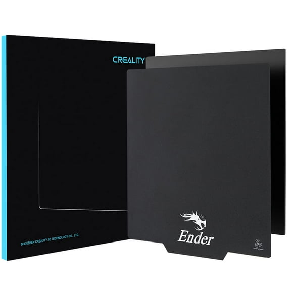 Creality 3D Ender 3/Ender 3 Pro/Ender 5 Magnetic Build Surface Plate Sticker 3D Printer Heated Bed Cover 235*235mm, Black