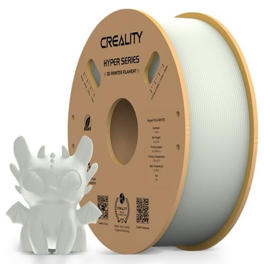 Creality 3D PLA Filament, 1.75mm Diameter, ABS PLUS, White, Multipack
