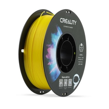 Creality 3D Printer Filament PETG Filament 1.75mm 2.2lbs Odorless Non-Toxic High Precision Strong Toughness Overhang Performance Accuracy +/-0.02mm, Yellow