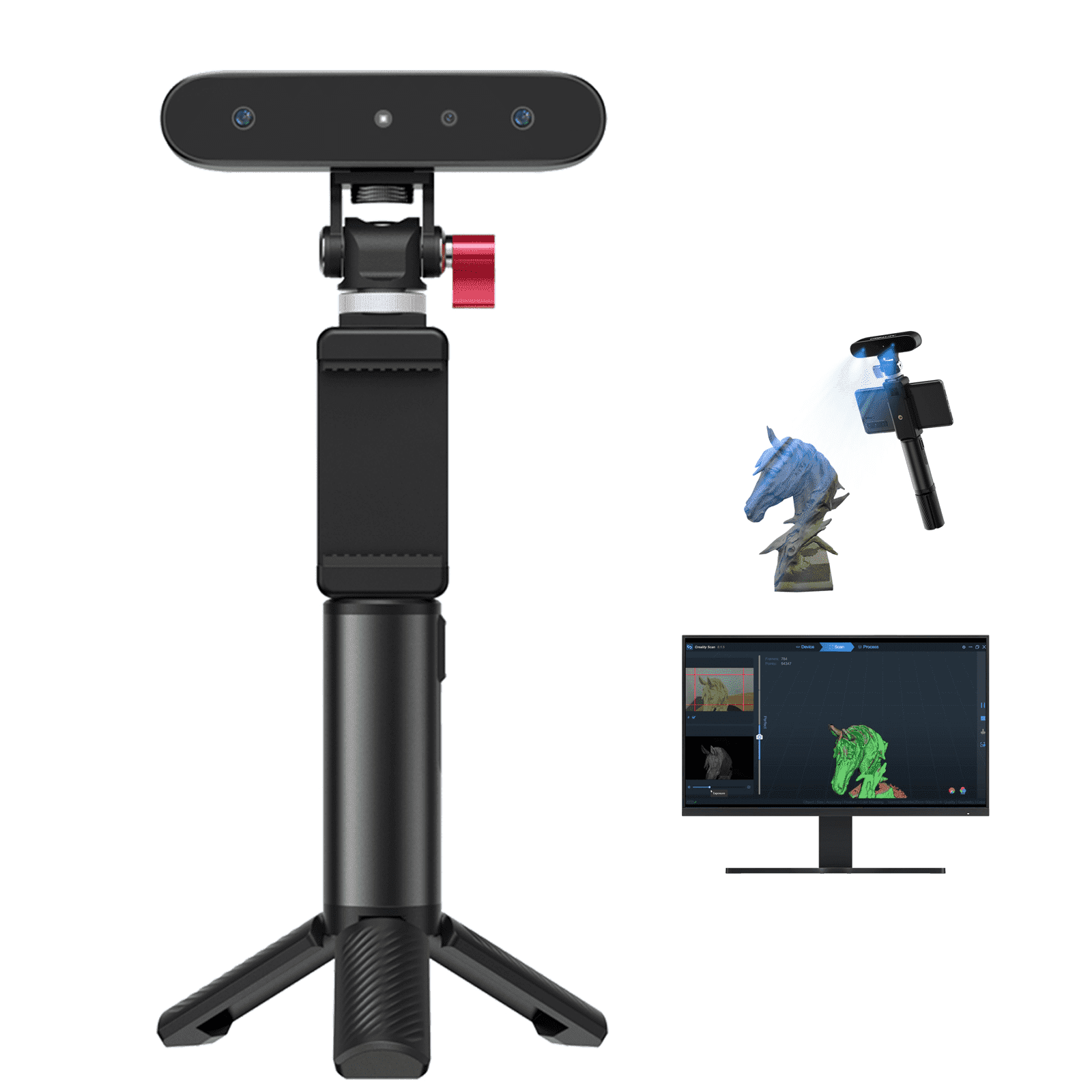 Creality 3d Printer Creality CR-Scan Ferret Pro 3D Scanner, Wireless Scanning Creality Scanner