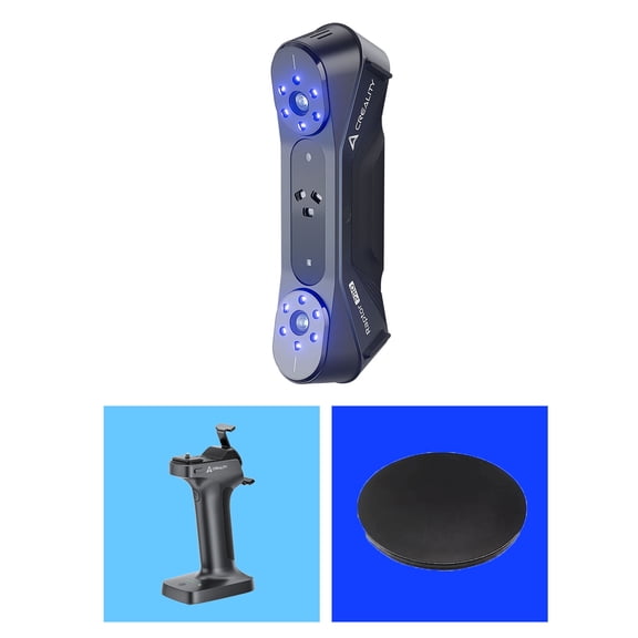 Creality 3D Scanner Raptor Pro+ Raptor Scan Bridge+ Manual Turntable, 22 Cross Blue Laser Lines 660,000 points/s High Speed