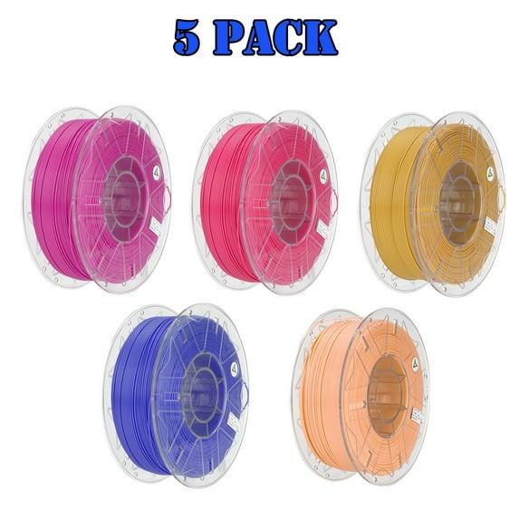 Creality 5 Pack Hyper PLA RFID Filament for K2 Plus Combo 3D Printer 1.75mm Filaments 600mm/s Print Speed High Precision for DIY Gifts