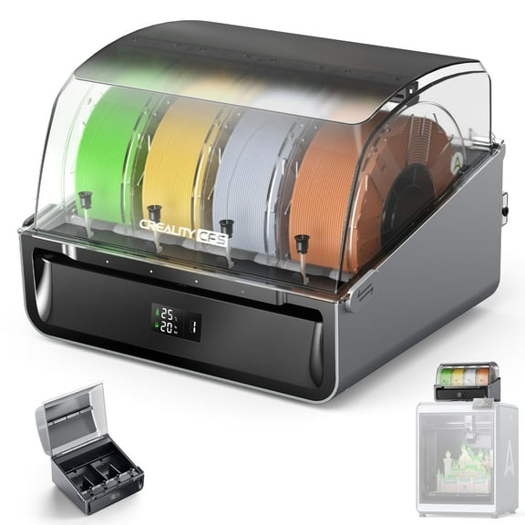 Creality CFS Multi-Color Filament System for 3D Printing, Supports 16 Colors, Automatic Filament Management, Moisture-Proof Storage, Compatible with K2 Plus
