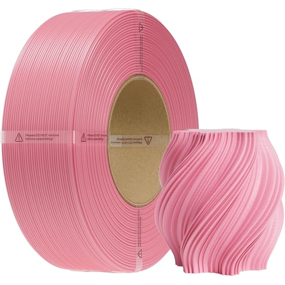 Creality CR-PETG 3D Printer Filament Refill 1.75mm, 1kg/2.3lb High Toughness No Spool Refill for Resuable Spools,Pink