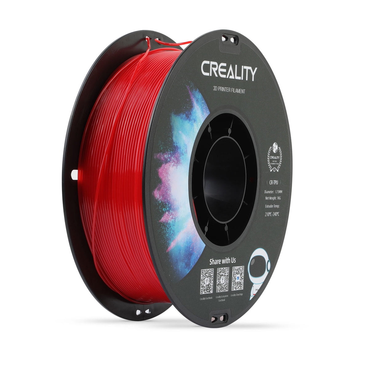 Creality 1.75mm CR-TPU Filament, Red