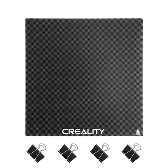 Creality Ender 3 Glass Bed Upgraded 3D Printer Tempered Glass Plate Build Surface for Ender 3/Ender 3 Pro/Ender 3 V2/Ender 5, 235x235x4mm