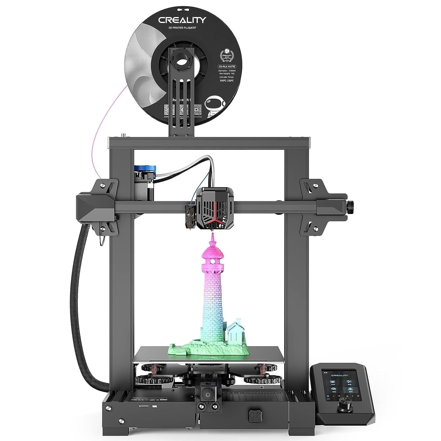 Creality Ender 3 V2 Neo 3D Printer, CR Touch Auto Leveling, Full