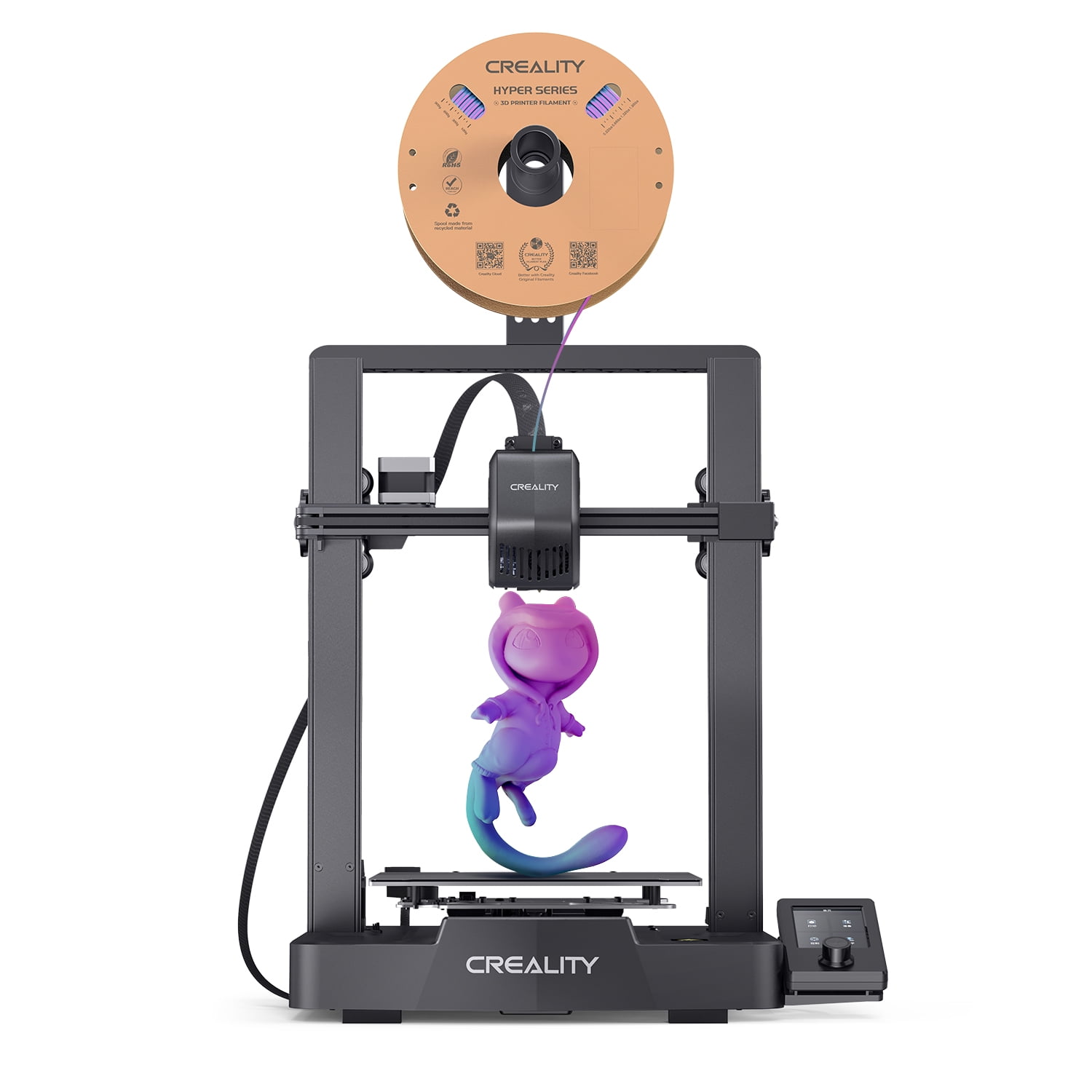 Creality 1KG Hyper Series PLA Filament High Precision Faster Cooling Better  Fluidity Non-toxic Moisture Resistance For 3D Printe