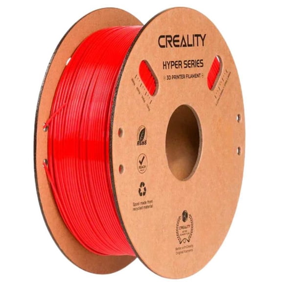 Creality Ender PLA Filament 1.75mm 2 Roll Bundle  - 1 Red Roll & 1 Blue Roll  No-Tangle, Eco-Friendly, Strong Bonding, Universal 3D Printer Fit - 2 Units Per Pack