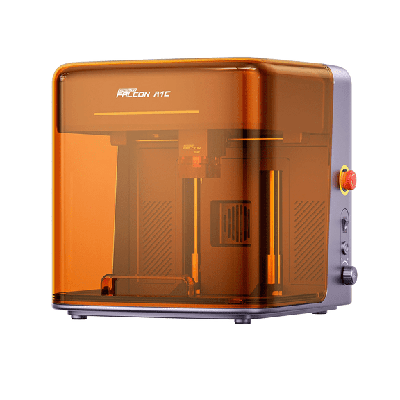 Creality Falcon A1C 5W Mini Laser Engraver, Class 1 AI Desktop Laser Engraving Machine with Auto Focus, Smart CameraPurple