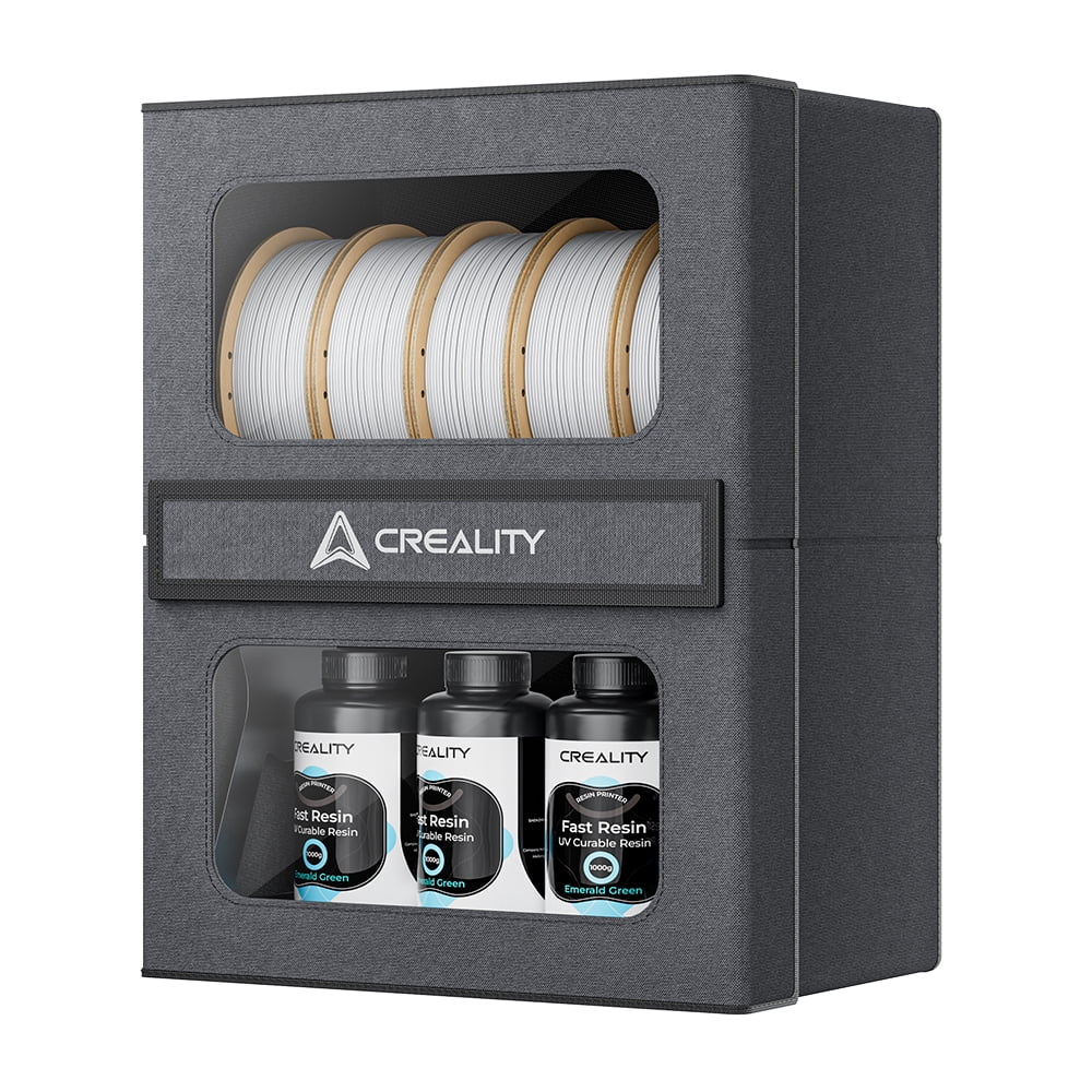 Creality Filament Storage Box Support 10kg of Filaments Storage Dual-tiered Storage Stable and Shake-free  Dual Magnetic Lock Tight Design