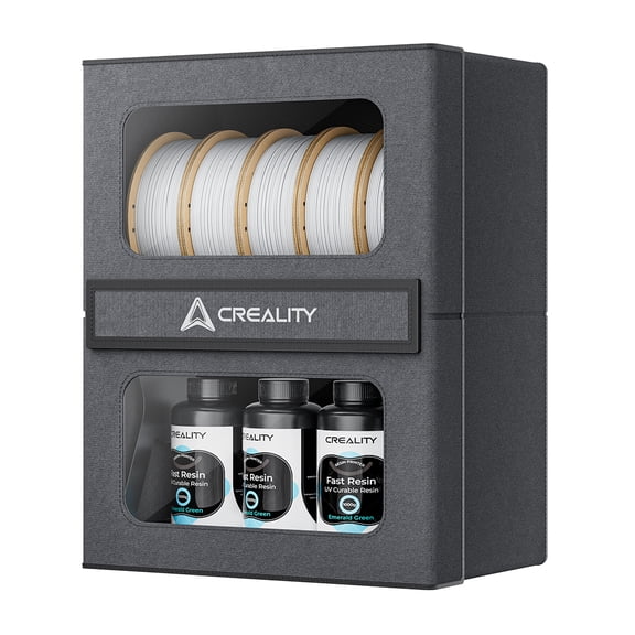 Creality Dual-tiered 3D Printer Filament Storage Box Support 10kg Stable and Shake-free Large Capacity Rack